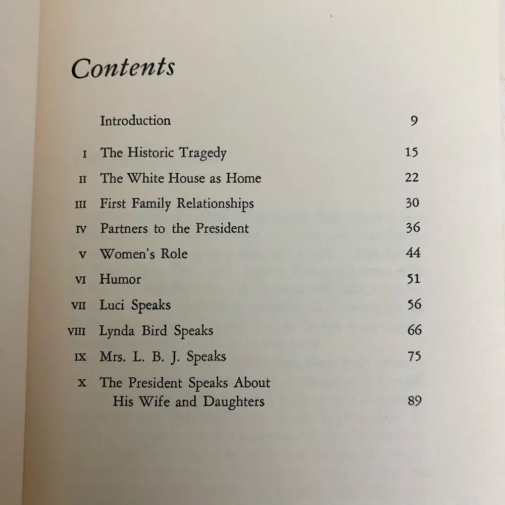 1966 Partners to the President Lyndon B. Johnson by Carol Bannett hardcover book